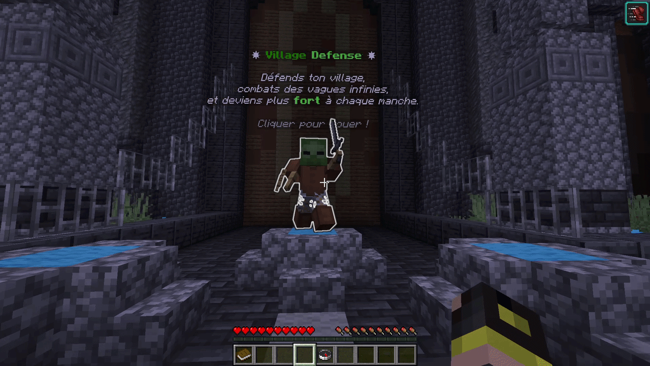 GUI joueur de VDPRO Hub Addon